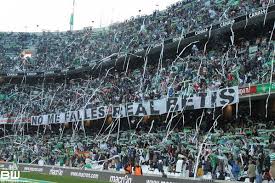 Aficin del Real Betis antes de un partido