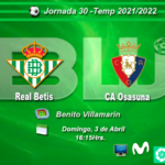 J-30 Real Betis vs CA Osasuna