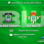 J-8 Viña Albali vs Real Betis Futsal