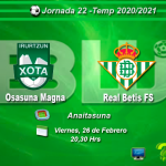 J22 – C.A. Osasuna Magna vs Real Betis Futsal